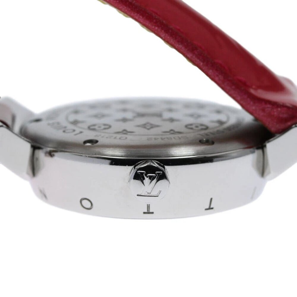 LOUIS VUITTON Tambour Q1218 heart Silver Dial Quartz Ladies Watch_828555 - Picture 5 of 6